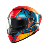 Casco de moto integral MT Helmets Thunder 4 SV Rainforest C4 acabado brillo