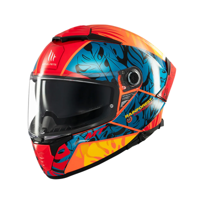 Casco de moto integral MT Helmets Thunder 4 SV Rainforest C4 acabado brillo