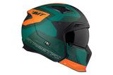 Casco de trial MT Helmets Streetfighter SV S Totem C6 verde acabado mate - vista 14