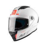 Casco de moto integral MT Helmets Stinger 2 Solid A0 perla acabado brillo
