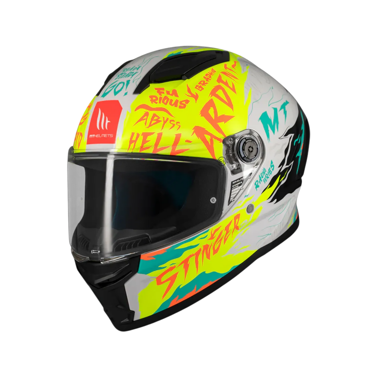 Casco de moto integral MT Helmets Stinger 2 Ardent A3 acabado brillo