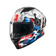Casco de moto integral MT Helmets Stinger 2 Yozu A7 acabado brillo