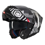 Casco de moto modular MT Helmets Atom 2 SV Strange B2 acabado brillo