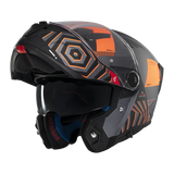 Casco de moto modular MT Helmets Atom 2 SV Strange C4 acabado mate