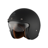 Casco de moto jet MT Helmets Lemans 2 SV S Solid A1 acabado mate