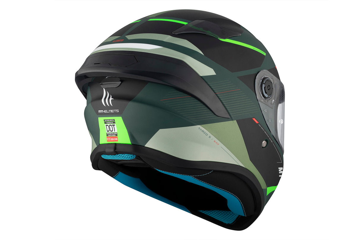 Casco de moto integral MT Helmets Targo S Kay C6 acabado mate - vista 6