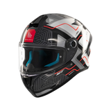 Casco de moto integral MT Helmets Targo S Brik C0 acabado brillo