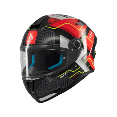 Casco de moto integral MT Helmets Targo S Brik C5 acabado brillo