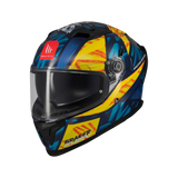 Casco de moto integral MT Helmets Braker SV Fury C17 acabado brillo