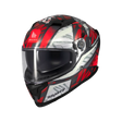 Casco de moto integral MT Helmets Braker SV Fury C5 acabado brillo