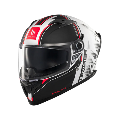Casco de moto integral MT Helmets Braker SV Charm A1 acabado mate