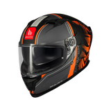 Casco de moto integral MT Helmets Braker SV Charm B4 acabado mate
