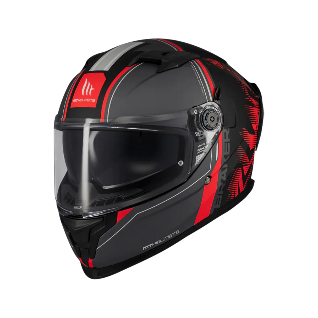 Casco de moto integral MT Helmets Braker SV Charm B5 acabado mate