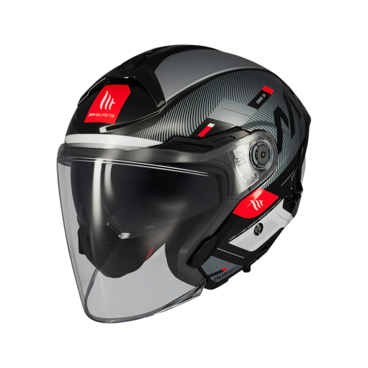 Casco de moto jet MT Helmets Cosmo SV Silence B2 acabado brillo