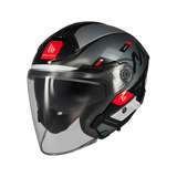 Casco de moto jet MT Helmets Cosmo SV Silence B2 acabado brillo