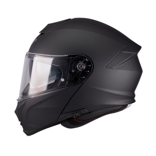 Casco de moto modular MT Helmets Genesis R SV Pure A1 acabado mate - vista 2