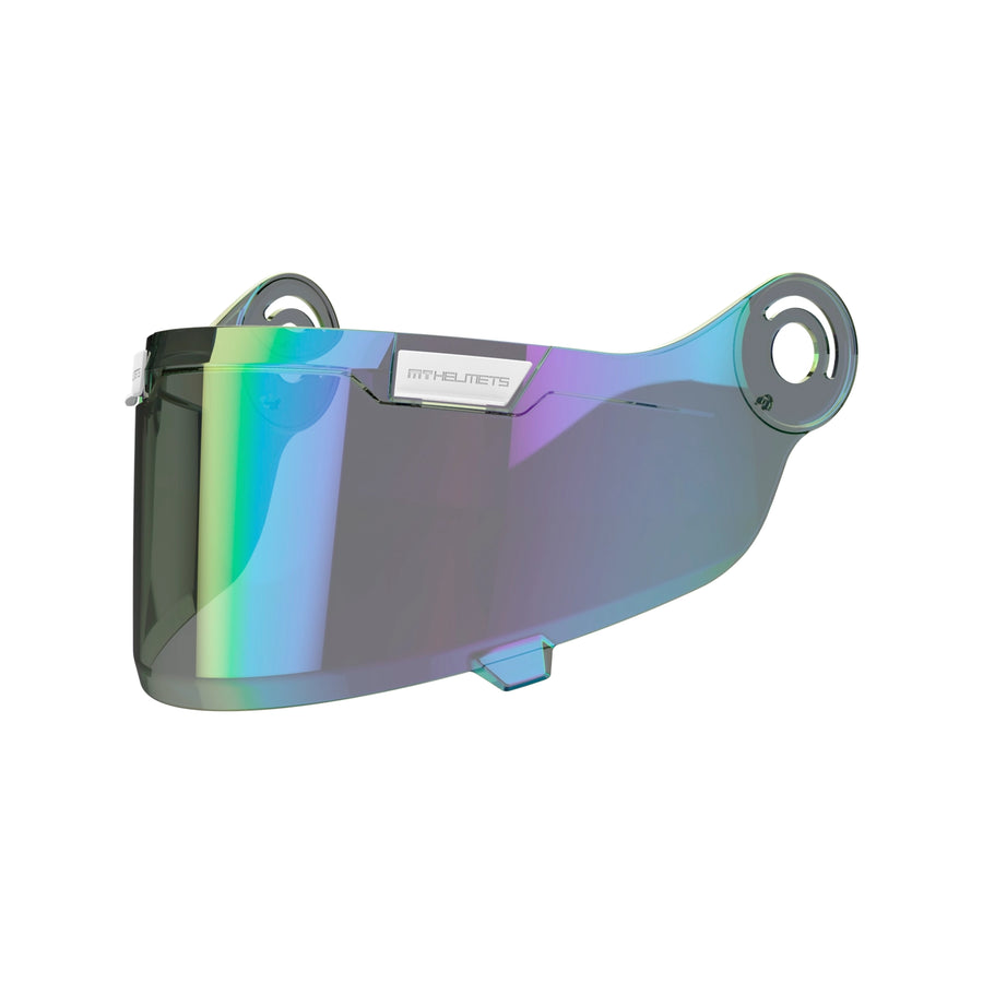 MT SET VISOR MT-V-32 IRIDIUM 100% MAX VISION WITH BLACK CHROME VENTS