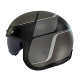 Casco de moto jet MT Helmets Lemans 2 SV S Luther B12 acabado mate - vista 2