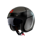 Casco de moto jet MT Helmets Lemans 2 SV S Luther B12 acabado mate