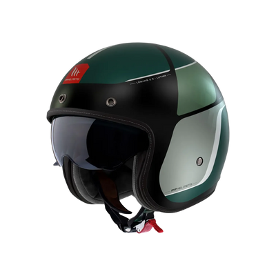 Casco de moto jet MT Helmets Lemans 2 SV S Luther B6 acabado mate