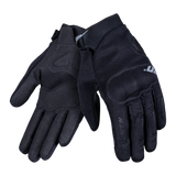 Guantes de moto de verano urbanos de mujer Seventy Degrees SD-C42 Asphalt negros y grises