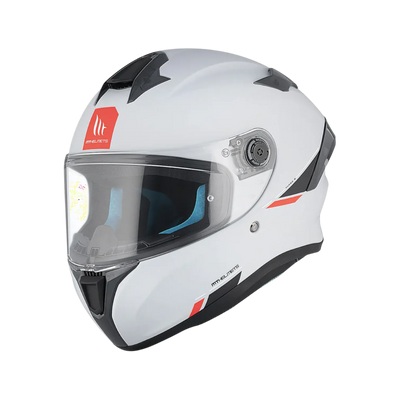 Casco de moto integral MT Helmets Targo S Solid A12 acabado brillo