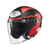 Casco de moto jet MT Helmets Cosmo SV Cruiser B5 acabado mate