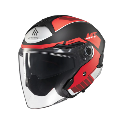 Casco de moto jet MT Helmets Cosmo SV Cruiser B5 acabado mate