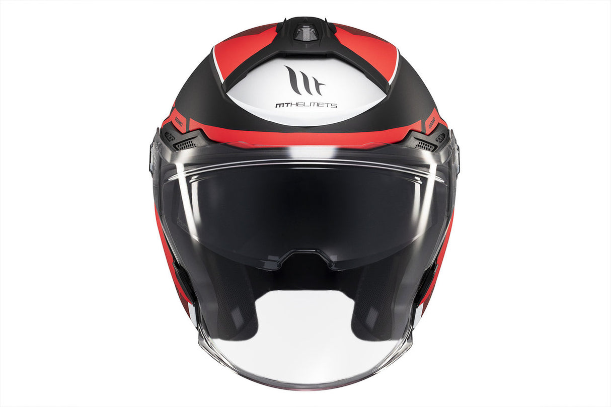Casco de moto jet MT Helmets Cosmo SV Cruiser B5 acabado mate - vista 4
