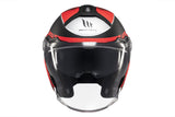 Casco de moto jet MT Helmets Cosmo SV Cruiser B5 acabado mate - vista 4