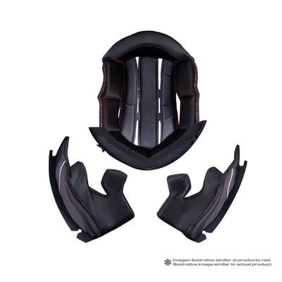 Kit de interiores completo para casco de moto MT Helmets Thunder 4 SV
